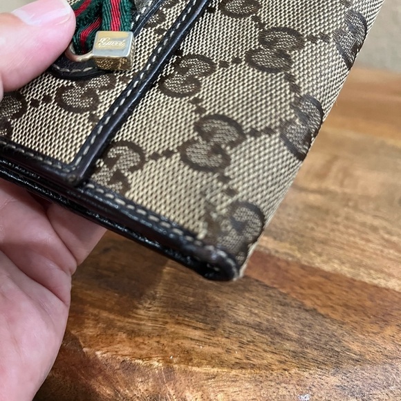 GUCCI MONOGRAM PRINCY COMPACT FRENCH FLAP WALLET - Picture 8 of 16